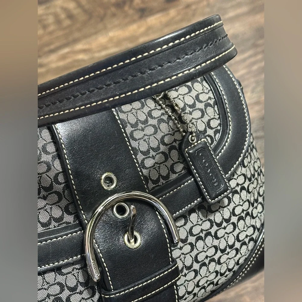 Vintage‎ Coach Soho Signature C Top Handle Bag - Picture 7 of 12